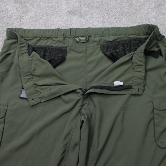 Boy Scouts Of America Cargo Pants Mens 3XL Green Switchback Covertibile Belted - Picture 13 of 15